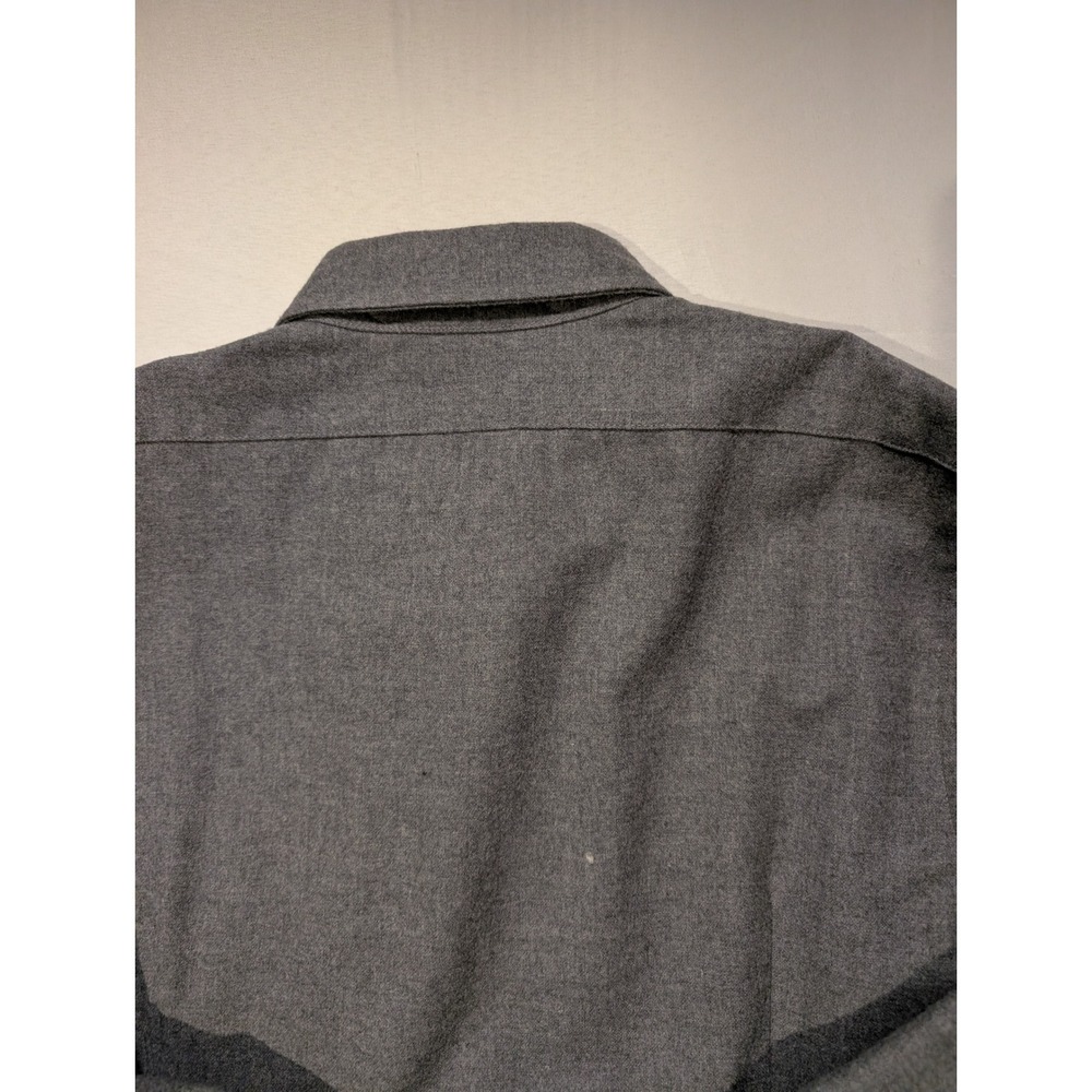 Pendleton Mens Medium Gray Virgin Wool Flannel Sh… - image 8